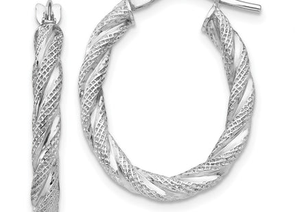 14k White Gold Earrings Style TH689 - Classique Jewelry Inc.