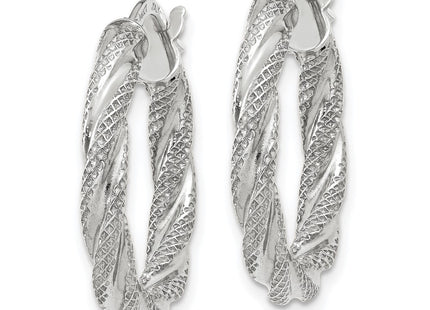 14k White Gold Earrings Style TH690 - Classique Jewelry Inc.