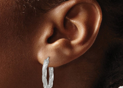 14k White Gold Earrings Style TH690 - Classique Jewelry Inc.