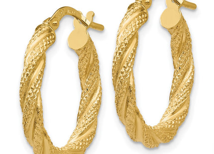 14k Yellow Gold Earrings Style TH693 - Classique Jewelry Inc.