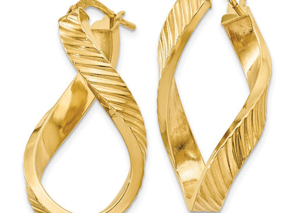 14k Yellow Gold Earrings Style TH731 - Classique Jewelry Inc.