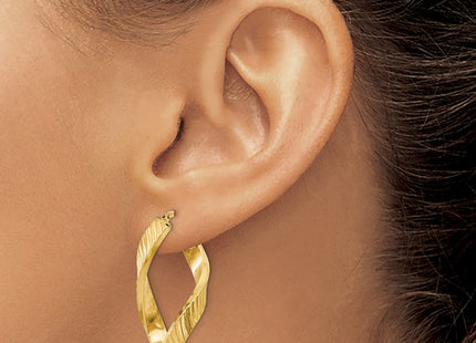 14k Yellow Gold Earrings Style TH731 - Classique Jewelry Inc.