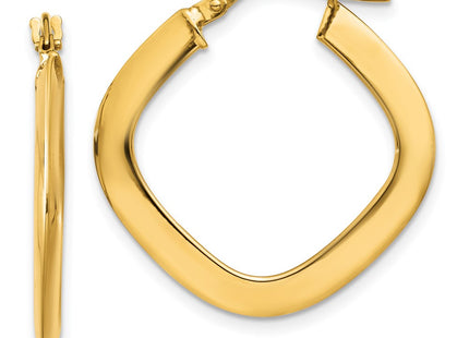 14k Yellow Gold Earrings Style TH775 - Classique Jewelry Inc.