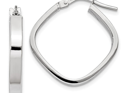 14k White Gold Earrings Style TH778 - Classique Jewelry Inc.