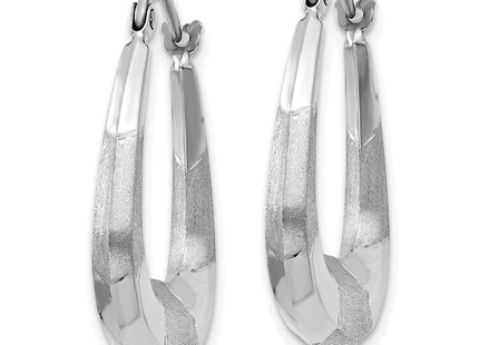 14k White Gold Earrings Style TH780 - Classique Jewelry Inc.