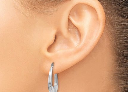 14k White Gold Earrings Style TH780 - Classique Jewelry Inc.