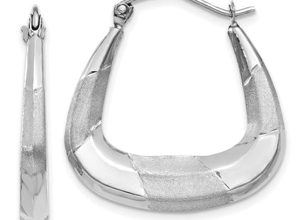 14k White Gold Earrings Style TH780 - Classique Jewelry Inc.