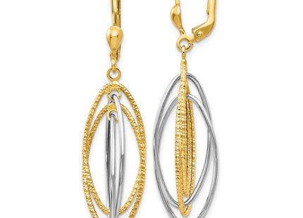 14K gold drop earrings