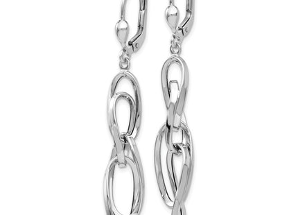 14k White Gold Earrings Style TH876 - Classique Jewelry Inc.