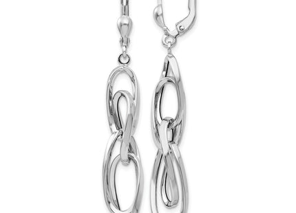 14k White Gold Earrings Style TH876 - Classique Jewelry Inc.
