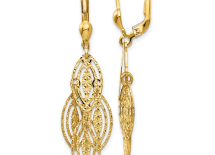 14K gold drop earrings