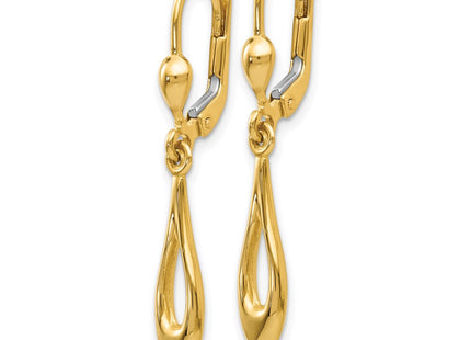 14k Yellow Gold Earrings Style TH926 - Classique Jewelry Inc.