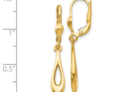 14k Yellow Gold Earrings Style TH926 - Classique Jewelry Inc.