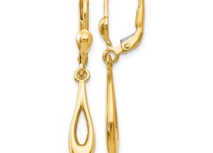 14k Yellow Gold Earrings Style TH926 - Classique Jewelry Inc.