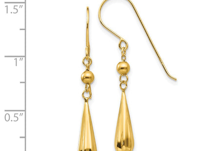 14k Yellow Gold Earrings Style TH930 - Classique Jewelry Inc.