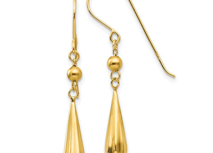 14k Yellow Gold Earrings Style TH930 - Classique Jewelry Inc.