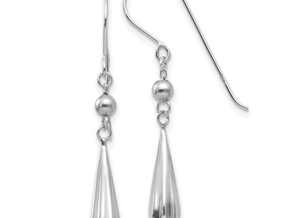 14k White Gold Earrings Style TH933 - Classique Jewelry Inc.