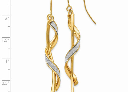 14k Yellow Gold Earrings Style TH934 - Classique Jewelry Inc.
