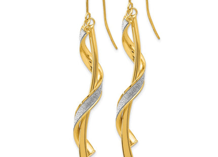 14k Yellow Gold Earrings Style TH934 - Classique Jewelry Inc.