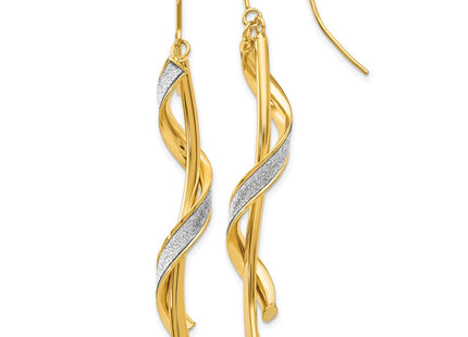 14k Yellow Gold Earrings Style TH934 - Classique Jewelry Inc.