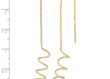 14k Yellow Gold Earrings Style TH951 - Classique Jewelry Inc.