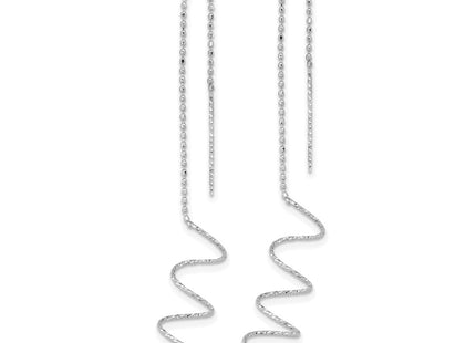 14k White Gold Earrings Style TH951W - Classique Jewelry Inc.