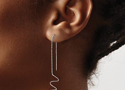 14k White Gold Earrings Style TH951W - Classique Jewelry Inc.