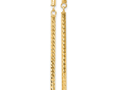 14k Yellow Gold Earrings Style TH955 - Classique Jewelry Inc.