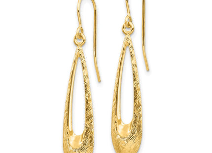 14k Yellow Gold Earrings Style TH956 - Classique Jewelry Inc.