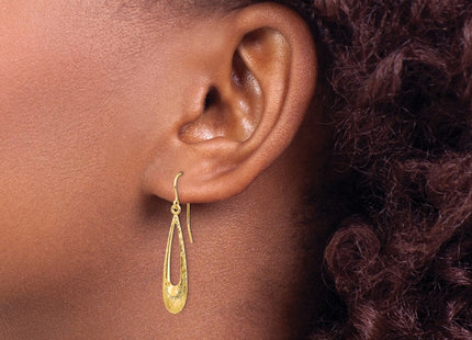 14k Yellow Gold Earrings Style TH956 - Classique Jewelry Inc.