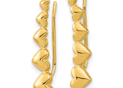 14k Yellow Gold Earrings Style TH967 - Classique Jewelry Inc.