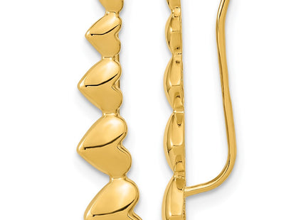 14k Yellow Gold Earrings Style TH967 - Classique Jewelry Inc.