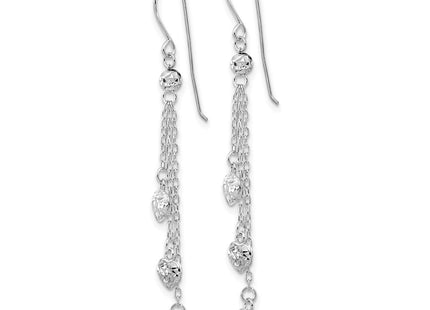 14k White Gold Earrings Style TH979W - Classique Jewelry Inc.