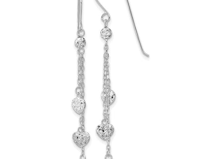14k White Gold Earrings Style TH979W - Classique Jewelry Inc.