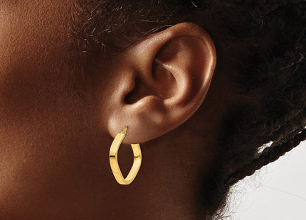 14k Yellow Gold Earrings Style TH980 - Classique Jewelry Inc.