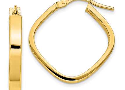 14k Yellow Gold Earrings Style TH980 - Classique Jewelry Inc.