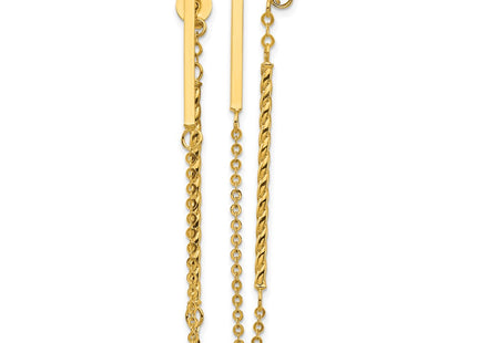 14k Yellow Gold Earrings Style TH986 - Classique Jewelry Inc.