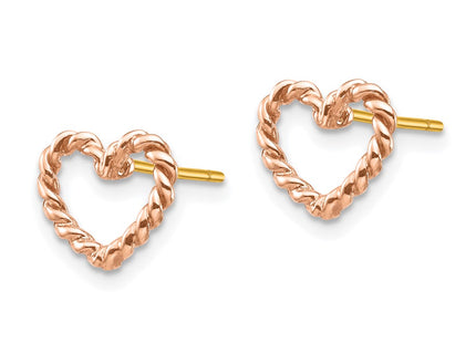 14k Rose Gold Earrings Style TH995 - Classique Jewelry Inc.