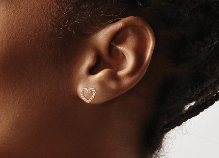 14k Rose Gold Earrings Style TH995 - Classique Jewelry Inc.