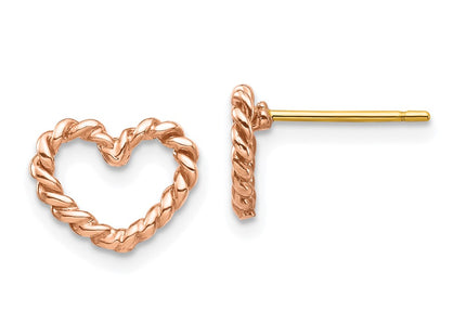 14k Rose Gold Earrings Style TH995 - Classique Jewelry Inc.