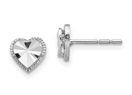 14k White Gold Earrings Style TH996 - Classique Jewelry Inc.