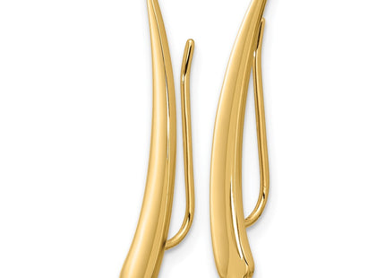 14k Yellow Gold Earrings Style TL1034 - Classique Jewelry Inc.