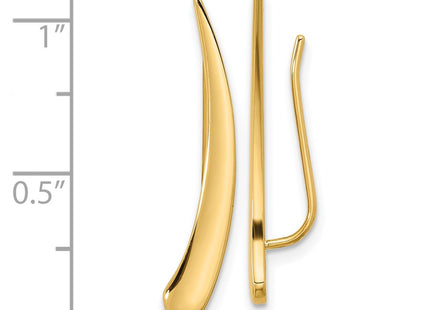 14k Yellow Gold Earrings Style TL1034 - Classique Jewelry Inc.