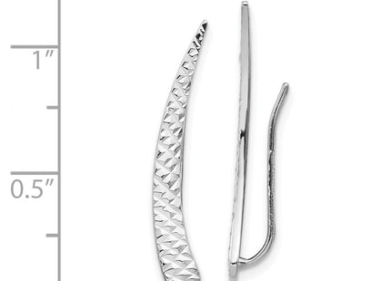 14k White Gold Earrings Style TL1035 - Classique Jewelry Inc.