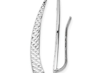 14k White Gold Earrings Style TL1035 - Classique Jewelry Inc.