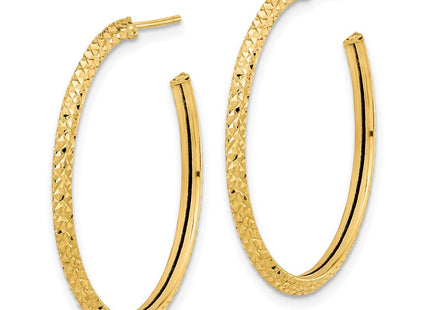 14k Yellow Gold Earrings Style TL1038 - Classique Jewelry Inc.