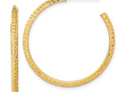 14k Yellow Gold Earrings Style TL1038 - Classique Jewelry Inc.