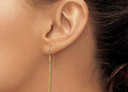 14k Yellow Gold Earrings Style TL1041 - Classique Jewelry Inc.