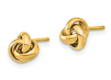 14K gold earrings, alternate view