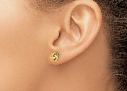 14K gold earrings, another view